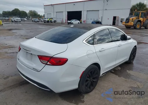 2015 Chrysler 200 C из США, поврежденный, VIN 1C3CCCCB8FN602406